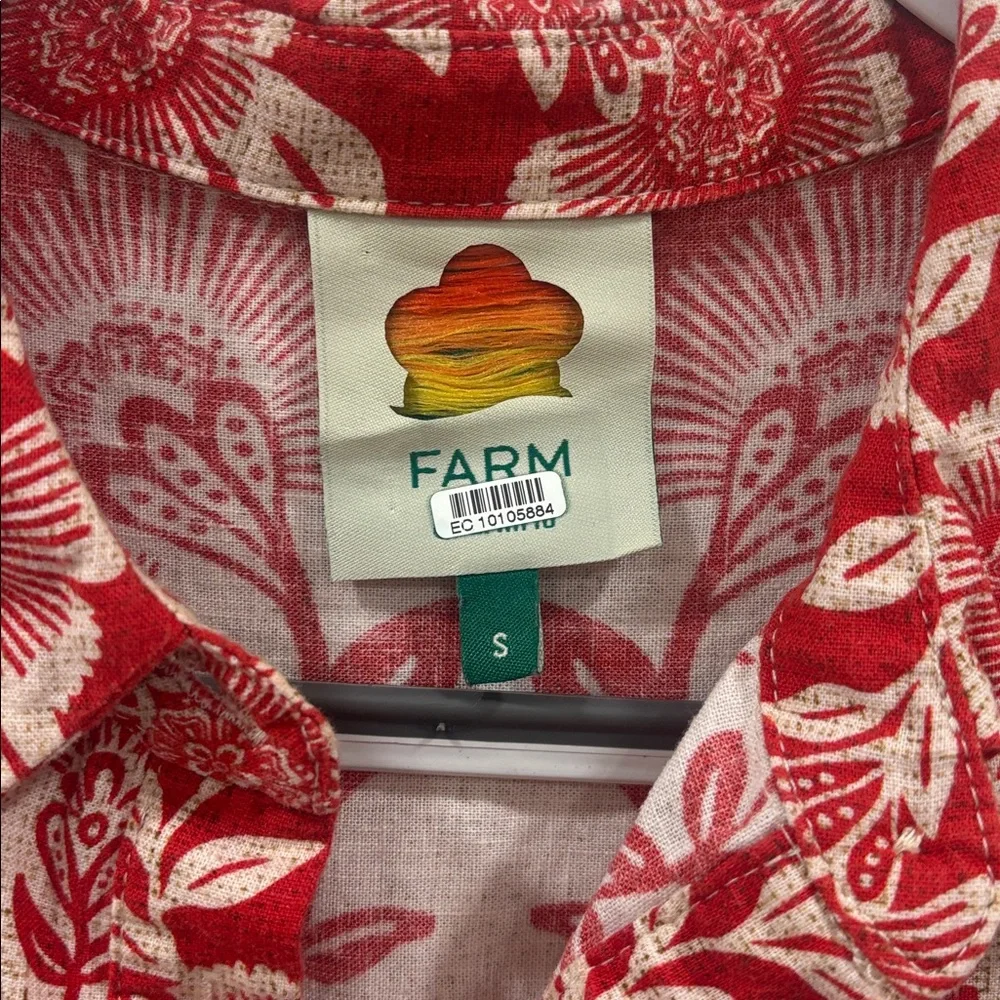 Farm Rio red jumpsuit Small - Picture 5 of 7